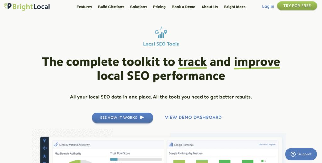 BrightLocal Screenshot