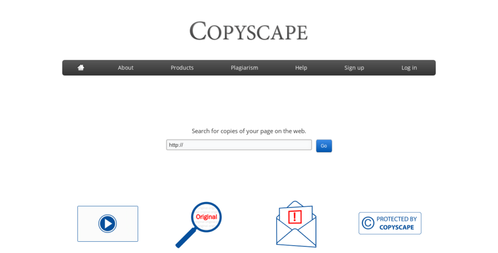 Copyscape Screenshot