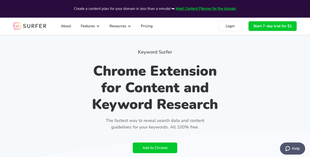 Keyword Surfer - SEO Chrome Extension