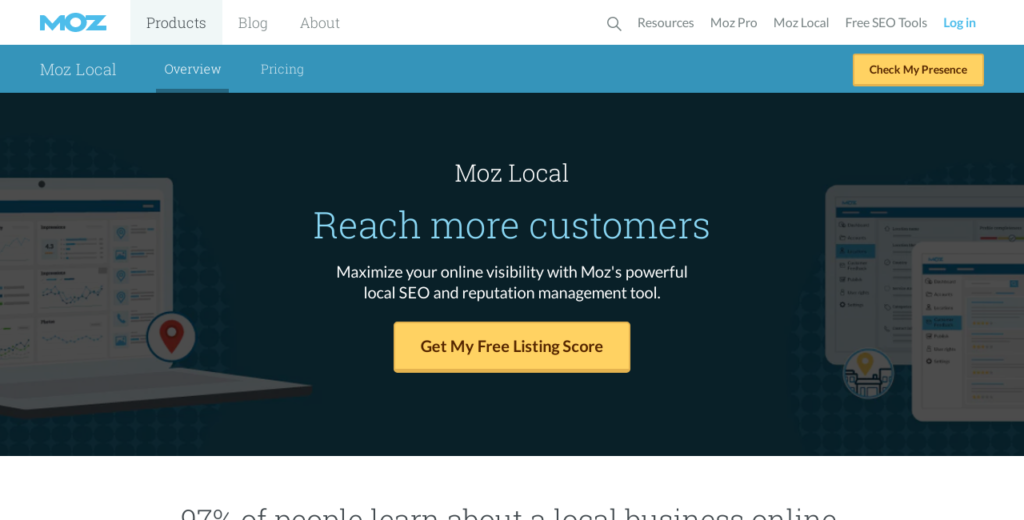 Moz Local Screenshot