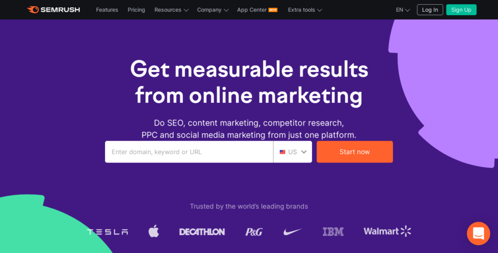 SEMrush Screenshot