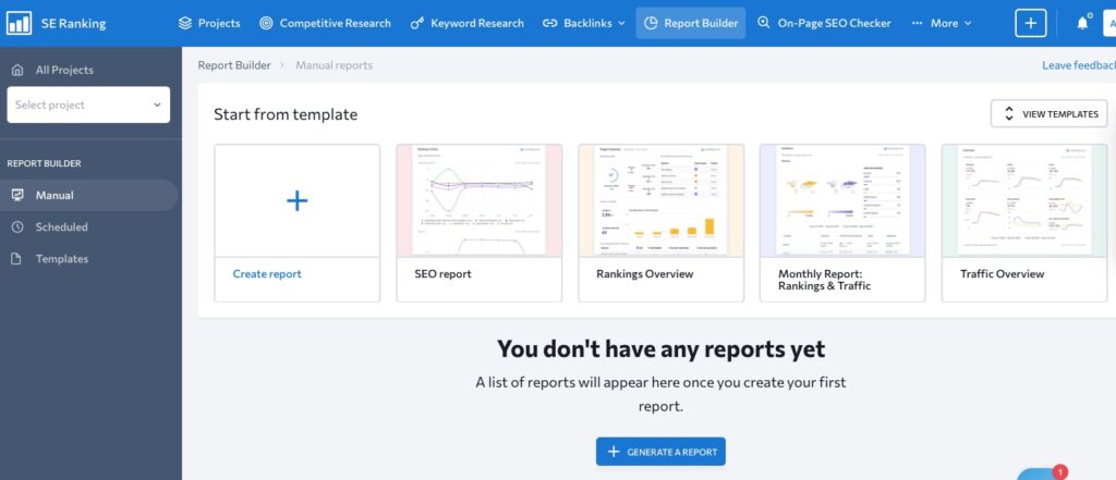 report overview